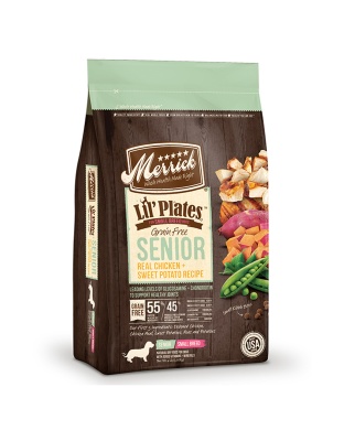 Merrick Lil Plates Grain Free Senior Real Chicken And Sweet Potato Recipe 4 Lbs