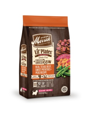 Merrick Dog Freeze-Dried Lil Plates Grain Free Beef And Sweet Potato 4Lb