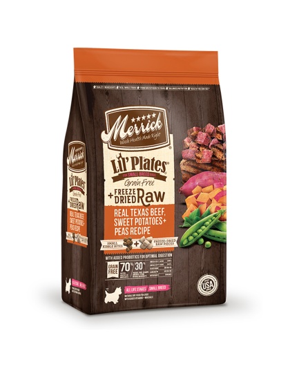Merrick Dog Freeze-Dried Lil Plates Grain Free Beef And Sweet Potato 4Lb