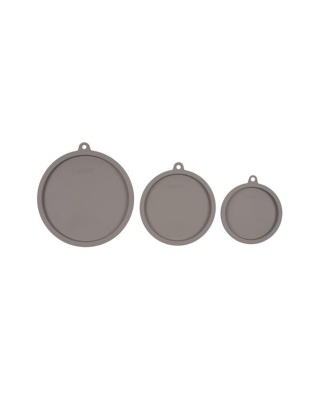 Messy Mutts Dog Bowl Silicone Cover Grey Medium
