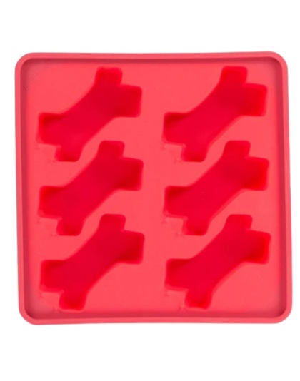 Messy Mutts Dog Framed Silicone Interactive Popsicle Mold 10In X 10In Watermelon