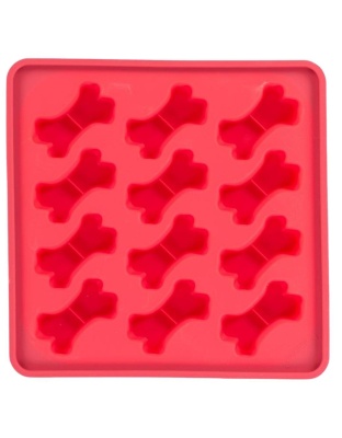 Messy Mutts Dog Framed Silicone Treat Making Mold 10In X 10In Watermelon