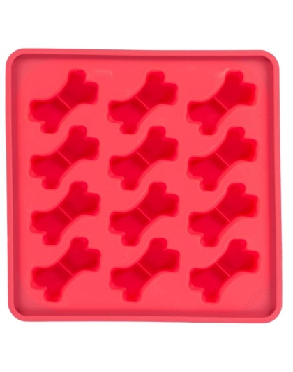 Messy Mutts Dog Framed Silicone Treat Making Mold 10In X 10In Watermelon