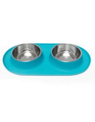 Mess Dog-Cat Bwl Mat Slcn Mrbl Messy Mutts 6 ea Per Cas