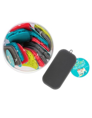 Messy Mutts Dog Dual Bowl Scrubber 20Pc