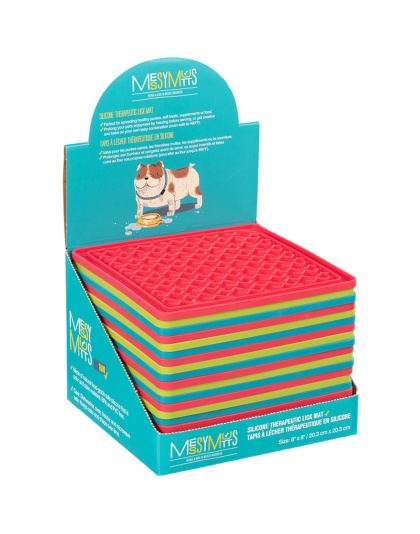 Messy Mutts Dog Lickin Mat 20Pc Center Display