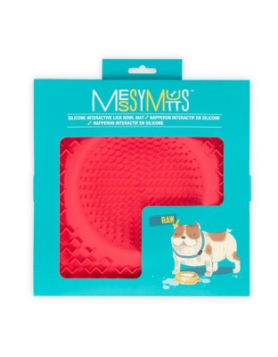 Messy Mutts Dog Theraputic Lickin Bowl Watermelon