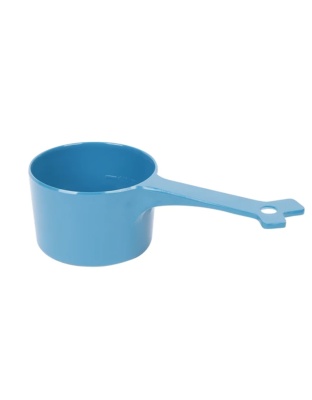 Messy Mutts Dog Cat Food Scoop 1 Cup Blue