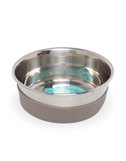 Messy Mutts Dog Bowl Stainless Steel Nonslip Bottom Small