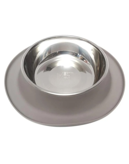 Messy Mutts Dog Feeder Grey 6 Cup