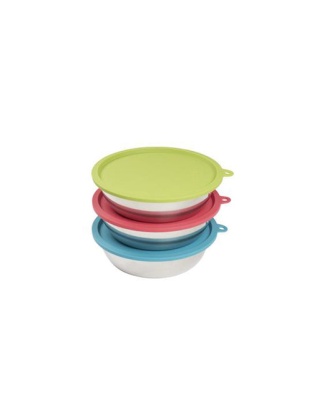 Messy Mutts Dog Bowl and Lid Set 1.5 Cup 6 Pack