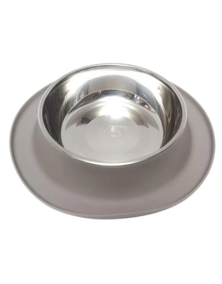 Messy Mutts Dog Feeder Grey 1.5 Cup