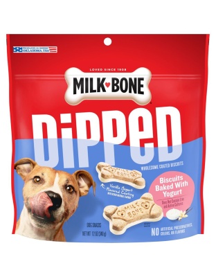 Milk-Bone Dipped Dog Treats Yogurt 1ea/12 oz