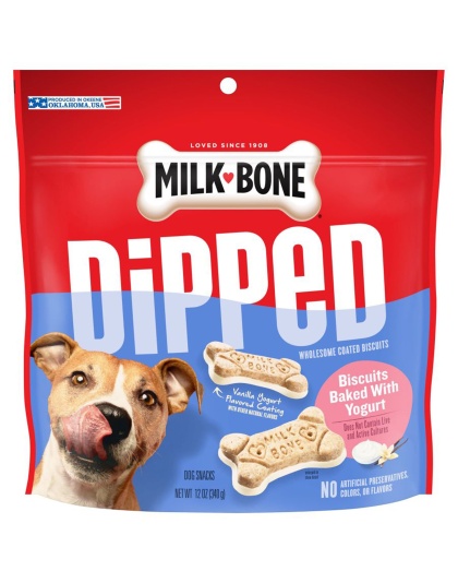 Milk-Bone Dipped Dog Treats Yogurt 1ea/12 oz