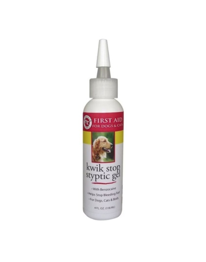 Miracle Care Kwik Stop Styptic Gel For Dogs & Cats 4oz.