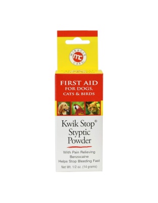 Miracle Care Kwik Stop Styptic Powder Dogs & Cats .5oz.