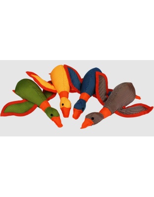 Multipet Dazzler Flying Dog Toy Duck Assorted 1ea/13 in