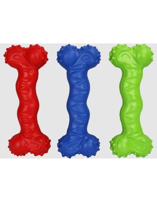 Multipet Creaky Bone Dog Toy Assorted 1ea/8 in