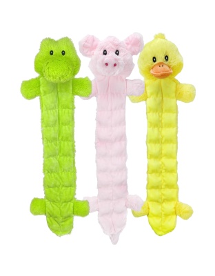 Multipet Pet Envy Long Squeaker Mat Dog Toy Assorted 1ea/25 in