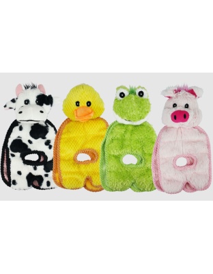 Multipet Squeaker Mat Tugs (Assorted) 14 Inch