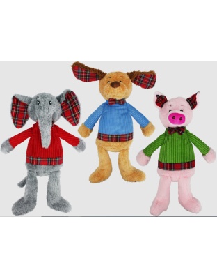 Multipet Corduroy Christmas Cuddlers 15 Inch