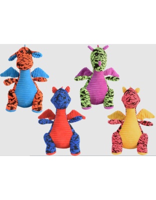 Multipet Dragon Dog Toy Assorted 1ea/12 in