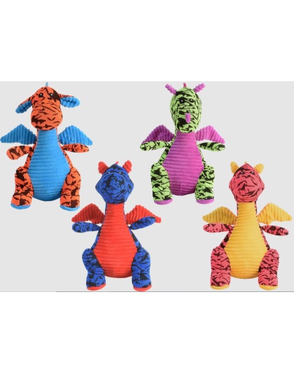 Multipet Dragon Dog Toy Assorted 1ea/12 in