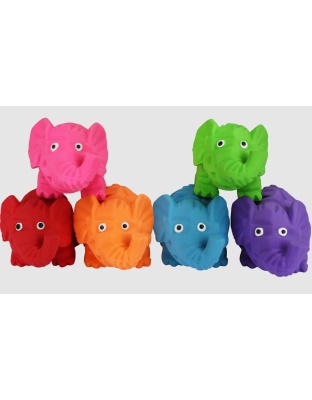 Multipet Origami Elephants Dog Toy Assorted 1ea/Mini, 4 in