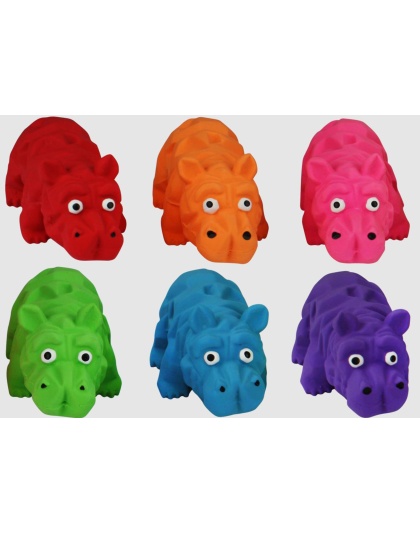 Multipet Origami Hippos Dog Toy Assorted 1ea/Mini, 4 in