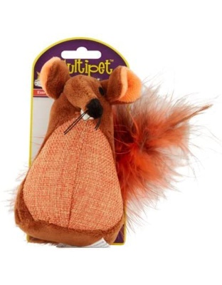 Multipet Fatty Mouse/Fatty Bird Assorted Toys With Catnip