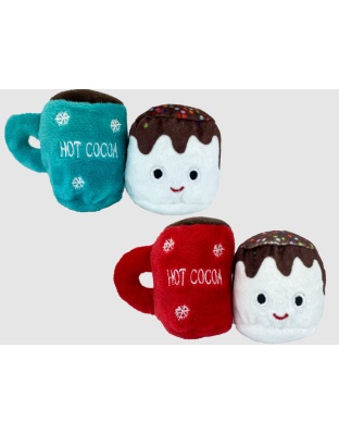 Multipet Hot Cocoa-Marshmallow 2Pk 3 Inch(Assorted)