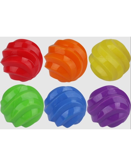 Multipet Spiral Balls Football(Assorted) 6.5 Inch