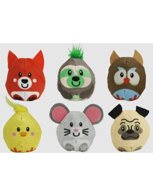 Multipet Catnip Buddies Cat Toy Assortment 2 Inches