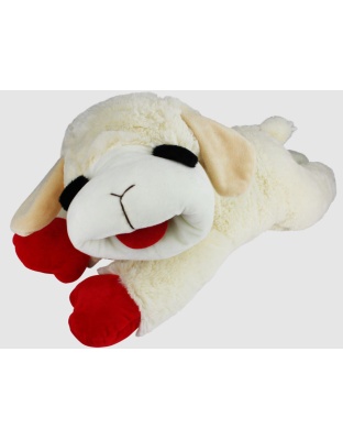 Multipet Lamb Chop Dog Toy Multi-Color 1ea/24 in
