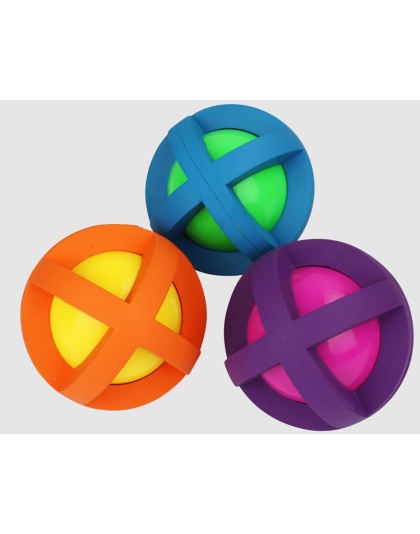 Multipet Boingo Ball Dog Toy Assorted 1ea/3.5 in