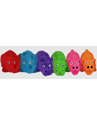 Multipet Latex Origami Pals Dog Toy Assorted 1ea/4 in