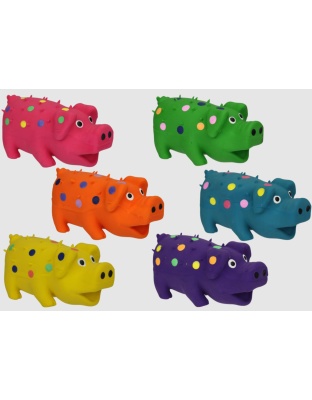 Multipet Pigs That Oink Dog Toy Assorted 1ea/Mini, 4 in