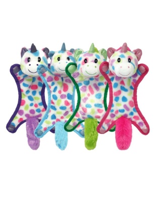 Multipet Ball-Head Unicorn Puppy Toy Assorted 1ea/15 in