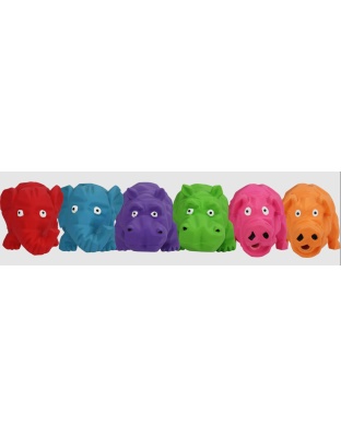 Multipet Latex Origami Pals Dog Toy Assorted 1ea/8 in