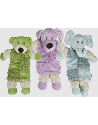 Multipet Aromadog Fleece Squeaker Mat Dog Toy Assorted 1ea/12 in