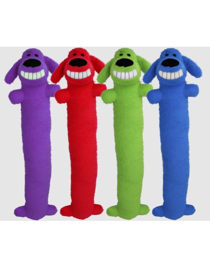 Multipet Loofa Dog Toy Assorted 1ea/LG, 18 in
