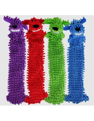 Multipet Loofa Floppy Dog Toy Light Weight Assorted 1ea/12 in