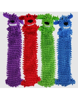Multipet Loofa Floppy Dog Toy Light Weight Assorted 1ea/18 in