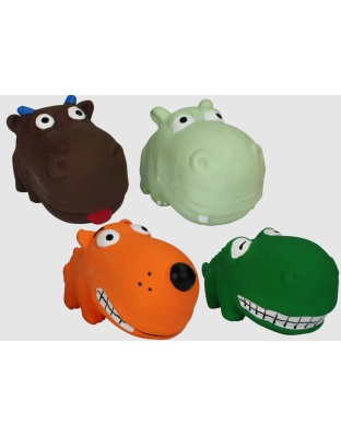 Multipet Latex Animals Dog Toy Assorted 1ea/3 in