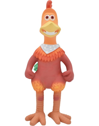 Multipet Chicken Run Rocky Latex Dog Toy 10"