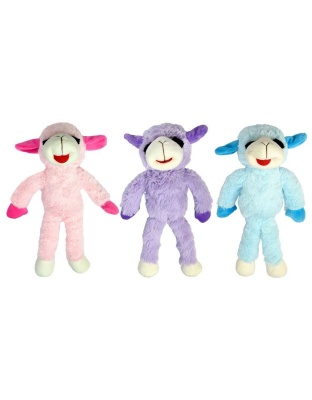 Multipet Pet Envy Floppy Lamb Chop Dog Toy Assorted 1ea/14 in