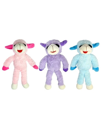 Multipet Pet Envy Floppy Lamb Chop Dog Toy Assorted 1ea/14 in
