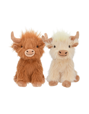Multipet Highland Cow 8 inch (Colors Vary)