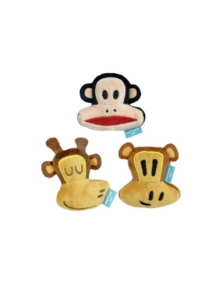 Multipet Paul FrankÂ Character Heads 3" 3pk for Cats