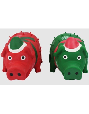 Multipet Globlets W/ Scarf/Santa Hat (Assorted) 8 Inch